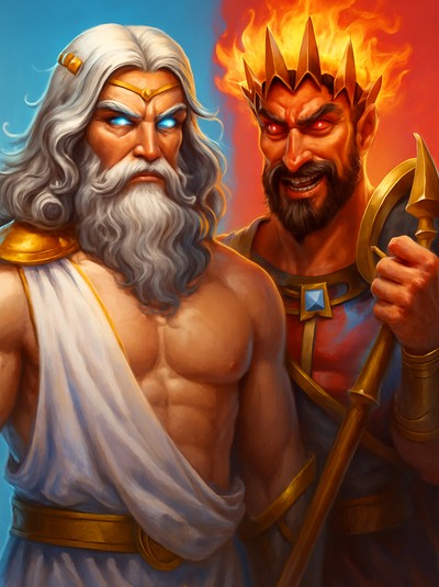 Zeus vs Hades - Gods of War в каталоге UP-X Casino